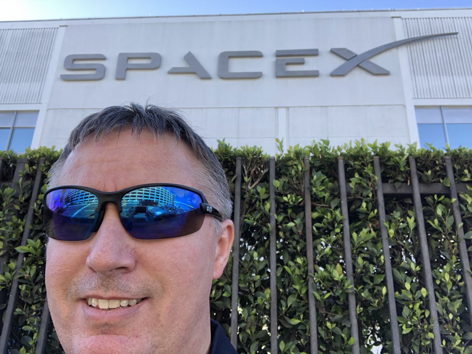 John Mackenzie at SpaceX, 2018