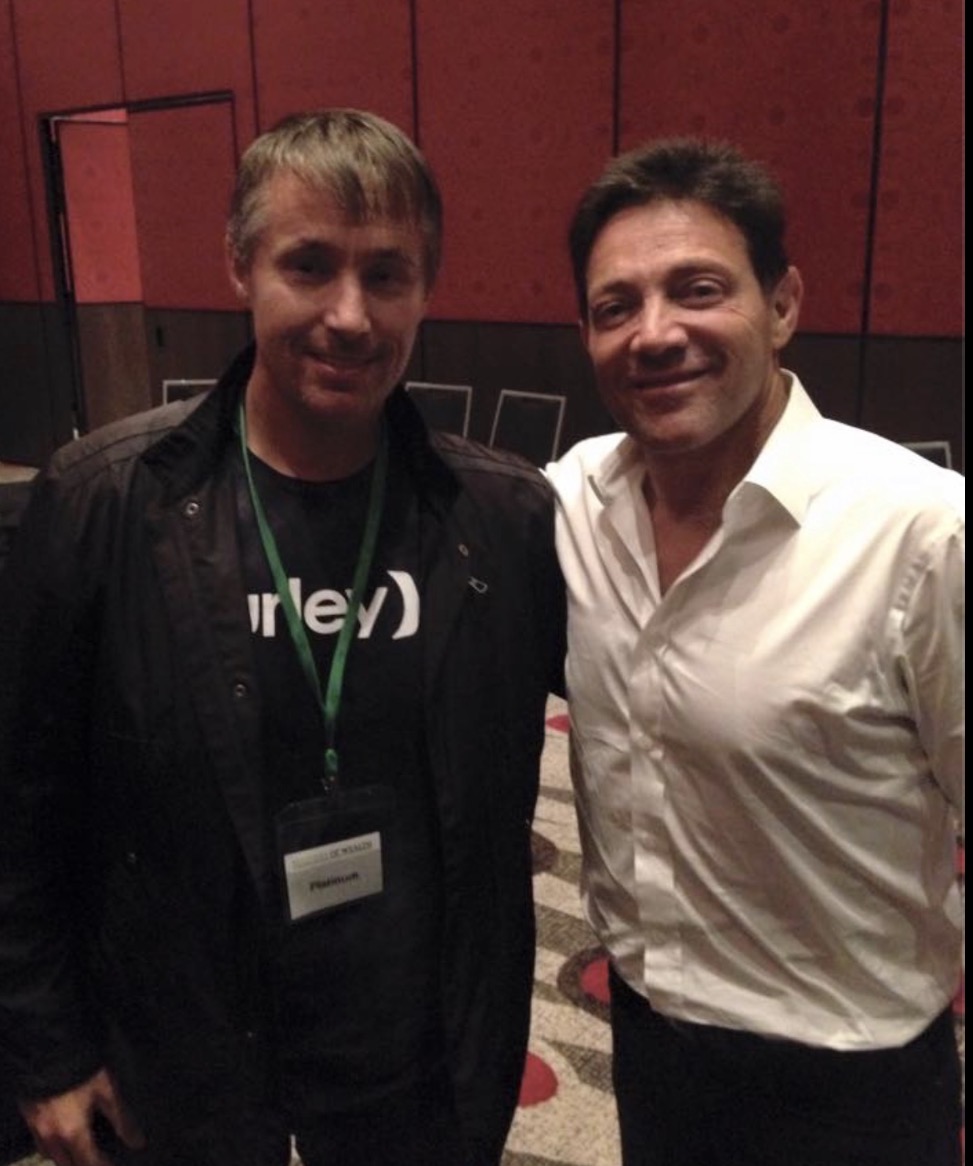 John Mackenzie with Jordan Belfort, The Wolf of Wall Street